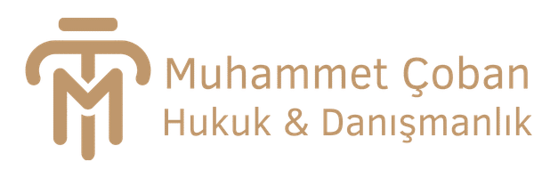 İstanbul Avukat Muhammet Çoban Hukuk & Danışmanlık bürosunun şeffaf arka planlı kurumsal logosu.