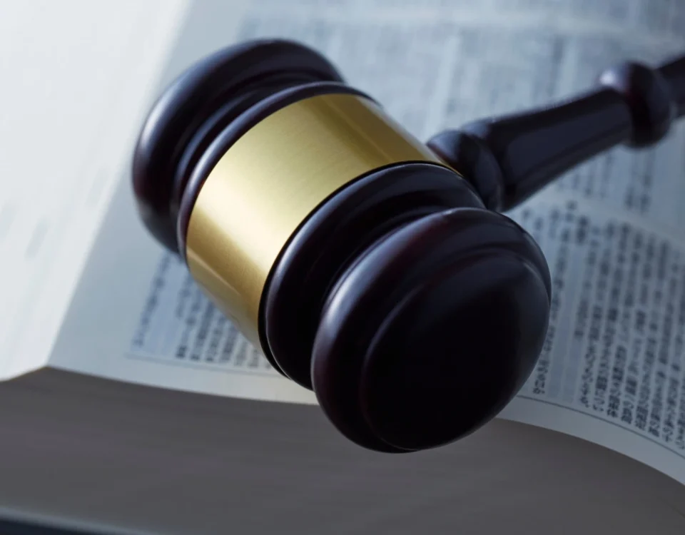 Vesayet Davası ve Kısıtlama Şartları 10 Akıl hastalığı, yaşlılık veya savurganlık gibi nedenlerle kendi işlerini göremeyecek durumda olan kişilere vasi atanması amacıyla açılan vesayet davası sürecini ve bu doğrultuda verilen mahkeme kısıtlama kararlarını sembolize eden; açık bir kanun kitabı (hukuk mevzuatı) üzerinde duran ahşap ve pirinç detaylı bir hakim tokmağını yakından gösteren kurumsal hukuk görseli.